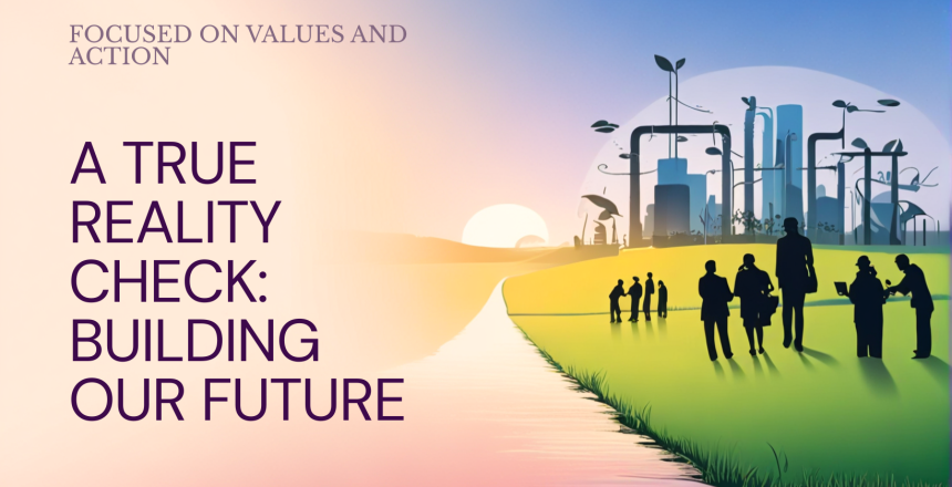 Facebook Cover - A True Reality Check Building Our Future